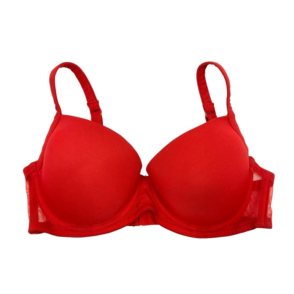 Addiction Nouvelle Lingerie 32B NWT Red Underwire Classic T-shirt Bra